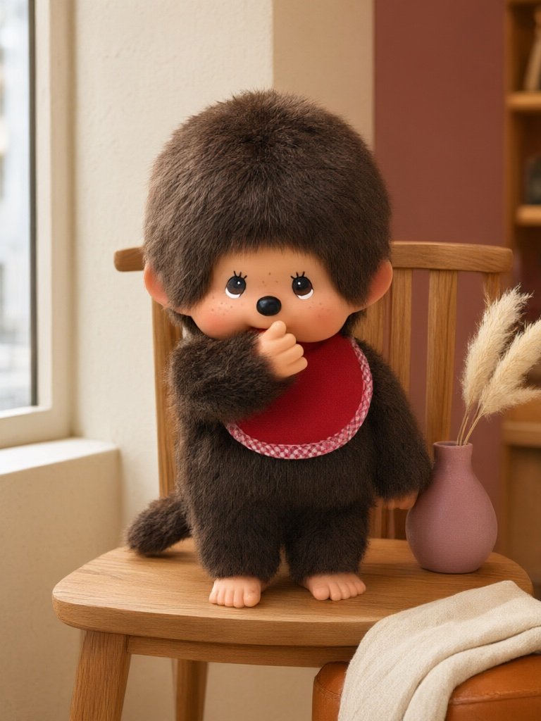 45cm 蒙奇奇精靈尺寸示意